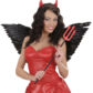ailes de déguisement, ailes pour se déguiser, ailes d'anges noires, ailes d'ange noir, ailes en plumes, ailes noires, accessoire halloween, ailes de démon Ailes d’Ange en Plumes, Noires