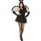 déguisement d'ange noir femme, déguisement ange noir halloween, déguisement soirée ange et démon femme, costume halloween femme, costume ange noir femme, déguisement ange de la mort halloween Déguisement Ange Noir