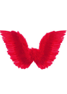 ailes de déguisement, ailes pour se déguiser, ailes d'anges rouges, ailes d'ange rouge, ailes en plumes, ailes rouges,accessoire halloween, ailes de démon, Ailes d’Ange en Plumes, Rouges
