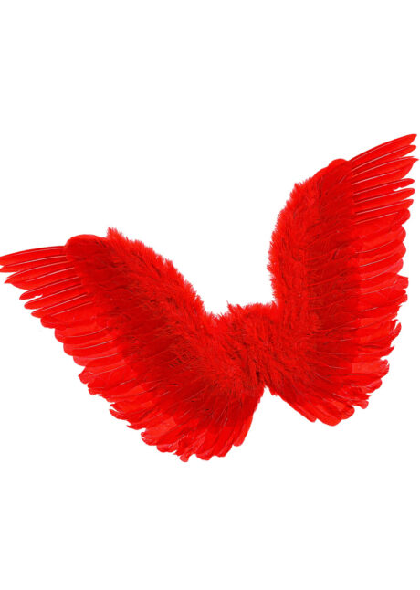 ailes plumes rouges, ailes diable, ailes démons, Ailes d’Ange en Plumes Rouges