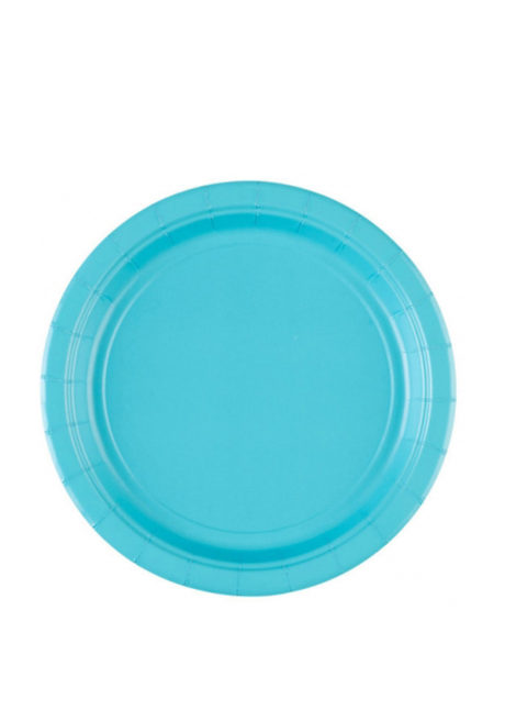 assiettes en carton, vaisselle jetable, vaisselle pour anniversaire, assiettes pour anniversaire paris, Vaisselle Bleu Turquoise, Assiettes