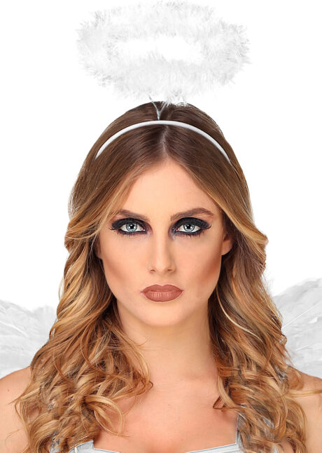 Auréole d'ange, auréole plumes blanches, Auréole d’Ange, Plumes Blanches