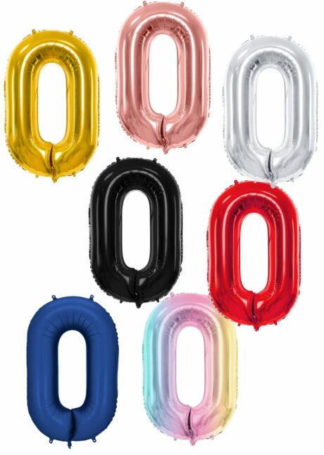 BALLON CHIFFRE 0 anniversaire, ballon chiffre géant, ballon chiffre 0 anniversaire, Ballon Chiffre 0 Géant 86 cm