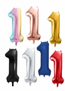 ballon chiffre 1, ballons chiffre géant, ballon chiffre 1 anniversaire, Ballon Chiffre 1 Géant 86 cm