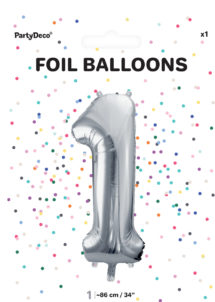 ballon chiffre, ballon alu chiffre, ballon chiffre 1 argent