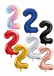 ballon chiffre 2, ballons anniversaire chiffre 2, ballon chiffre 2