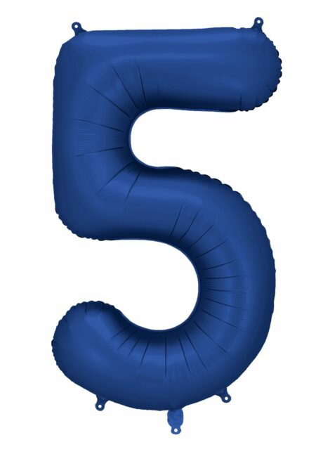 ballon chiffre 5 géant, ballon chiffre 5 anniversaire, ballon chiffre 5 BLEU, Ballon Chiffre 5 Géant 86 cm