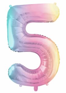 ballon chiffre 5 géant, ballon chiffre 5 anniversaire, ballon chiffre 5 PASTEL