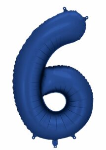 ballon chiffre 6 géant, ballon chiffre 6 anniversaire, ballon chiffre bleu