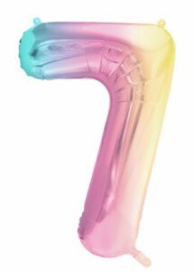 ballon chiffre 7, ballon chiffre 7 géant, ballon chiffre 7 anniversaire, ballon chiffre 7 pastel