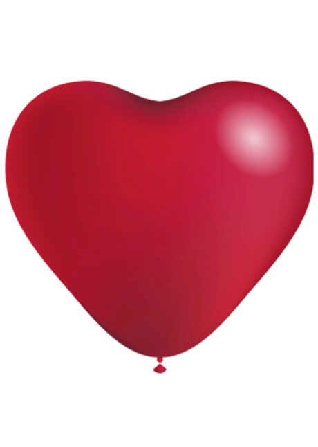 ballon coeur, ballon hélium, ballon baudruche, ballon latex, ballons coeurs, Ballon Coeur Rouge, en Latex