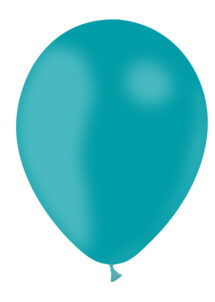 ballon hélium, ballon de baudruche, ballon turquoise