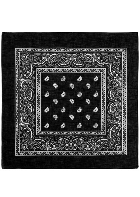 bandana cowboy, bandana de cowboy, foulard de cowboy, accessoires cowboys, soirée western, bandana noir, Bandana de Cowboy, Noir