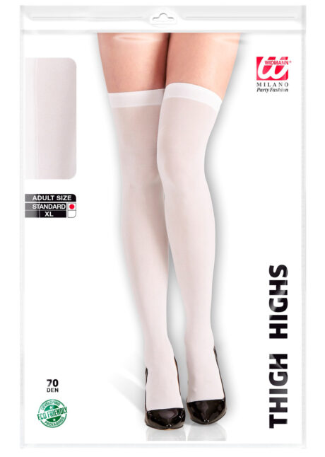 bas blancs, chaussettes blanches, collants blancs, Bas, Chaussettes Hautes, Opaque Blanc