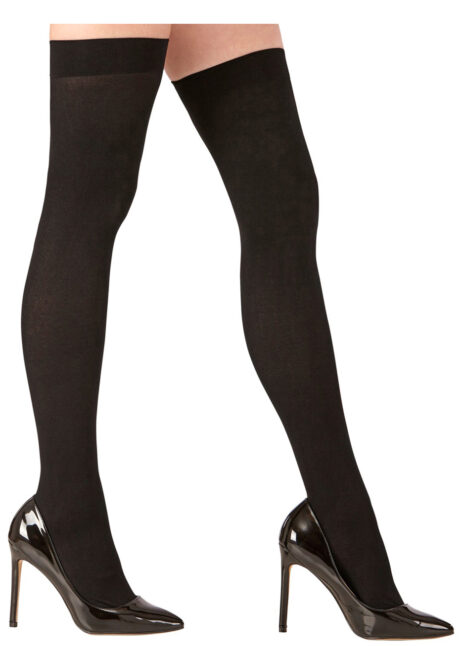 bas noirs, collants noirs, chaussettes noires montantes, Bas, Chaussettes Hautes, Opaque Noir