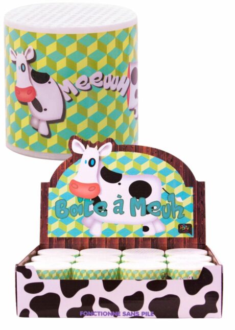 BOITE A MEUH, BOITE VACHE, Boite à Meuh – Jouet Sonore Rigolo pour Anniversaire et Pinata