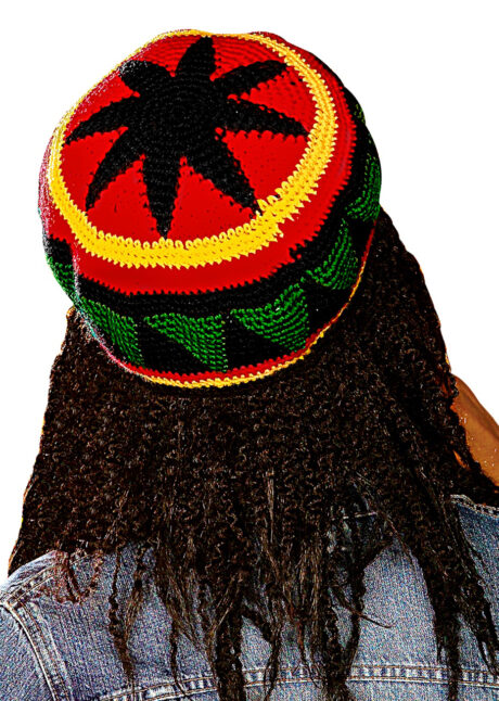 bonnet rasta, accessoires déguisements rasta, bonnet rasta dreadlocks, Bonnet Rasta