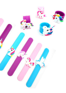 bracelet snap licorne, bracelet clap licorne, cadeaux pinata