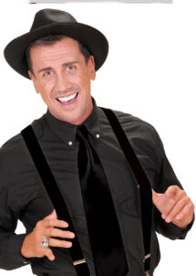 bretelles noires, bretelles années 30, accessoire années 30