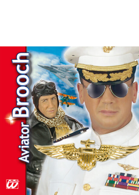 broche d'aviateur, accessoire pilote, insigne de pilote, Broche d’Aviateur
