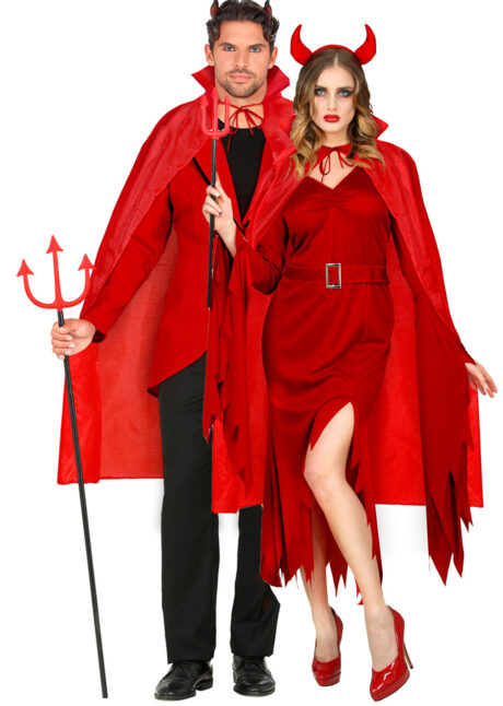 cape rouge halloween, cape de diable halloween, Cape Rouge, 115 cm