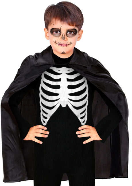 cape noire enfant, cape halloween enfant, cape pour enfant, cape magicien enfant, Cape Noire, 90 cm, Enfant