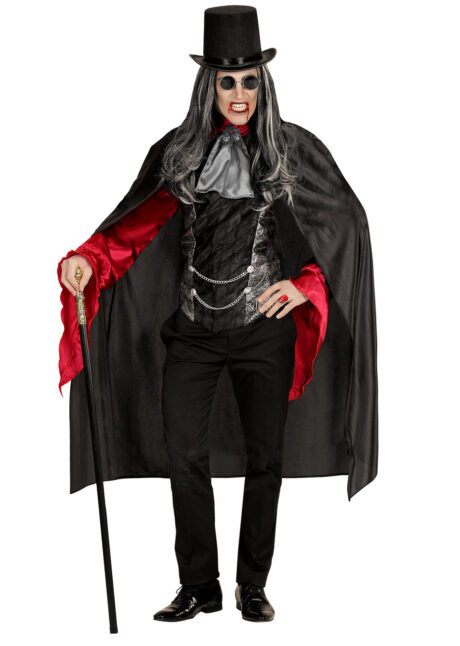 cape noire halloween, cape halloween adulte,, Cape Noire, 120 cm