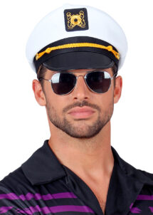 casquette capitaine, chapeau de capitaine de la marine, accessoire déguisement capitaine, casquette de marin, casquettes marins