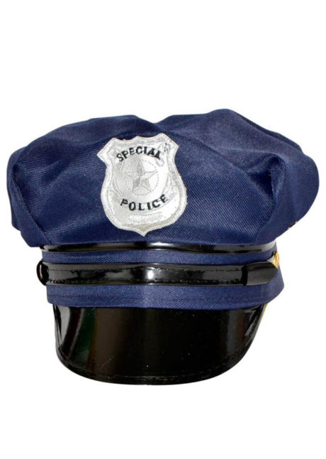 casquette de police, casquette police, Casquette de Police, Bleue