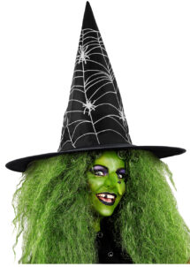 chapeau sorcière araignées, chapeau sorcière halloween, Chapeau de Sorcière Spider