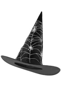 chapeau sorcière araignées, chapeau sorcière halloween