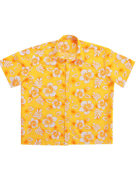 chemise hawaï homme, chemise hawaïenne homme, Hawaii, déguisement hawaïen homme, Chemise Hawaïenne, Jaune