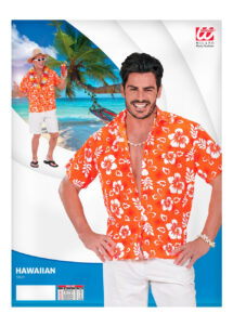 chemise hawaï homme, chemise hawaïenne homme, Hawaii, déguisement hawaïen homme