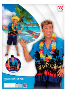chemise hawaï homme, chemise hawaïenne homme, Hawaii, déguisement hawaïen homme