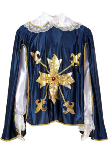 déguisement de mousquetaire, costume mousquetaire homme, tunique mousquetaire adulte, déguisement de mousquetaire, Déguisement de Mousquetaire, Bleu et Or