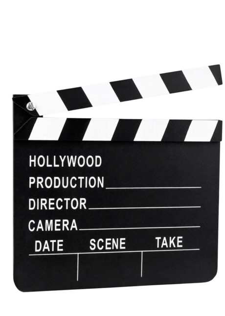 clap de cinéma, accessoire cinéma, Clap de Cinéma, 20 cm