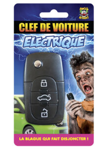 farce et attrape décharge, porte clé électrique farce, clé de voiture décharge électrique