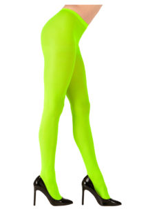 collant fluo, collant déguisement, collants fluos, accessoire fluo, accessoire déguisement, collant vert fluo