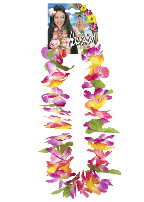 collier hawaïen, collier hawaï, collier de fleurs hawaïen, collier de fleurs hawaï, collier de fleurs hawaïen pas cher, Collier de Fleurs Hawaïen, Multicolore