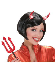 cornes de diable, accessoire déguisement halloween, accessoire diable déguisement, cornes de diables lumineuses