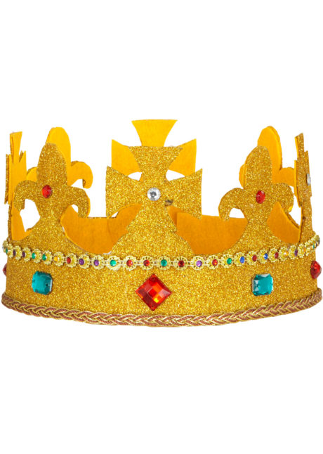 couronne de roi, couronne royale, couronne de reine, Couronne Royale, Dorée Paillettes