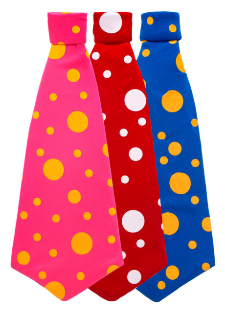 Nœud Papillon à Pois Clown - Pour Cosplay Et Fêtes - Taille Unique - Polyester Résistant