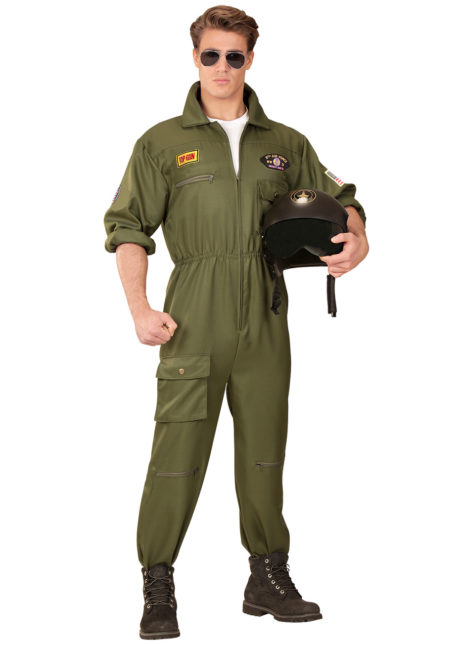 déguisement pilote de combat, costume pilote de combat, déguisement top gun, combinaison top gun déguisement, costume top gun homme, Déguisement Aviateur, Pilote de Chasse Top Gun