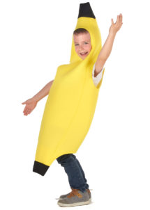 déguisement de banane enfant, costume de banane enfant, déguisement fruit enfant