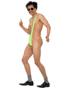 déguisement borat, costume borat homme, costume drôle homme, costume enterrement de vie de garçon, déguisement enterrement de vie de garçon, accessoire mankini borat déguisement, mankini borat déguisement