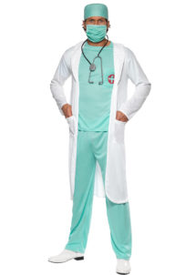déguisement de chirurgien, déguisement chirurgien homme, costume chirurgien, déguisement urgentiste, Déguisement de Médecin, Chirurgien avec Blouse