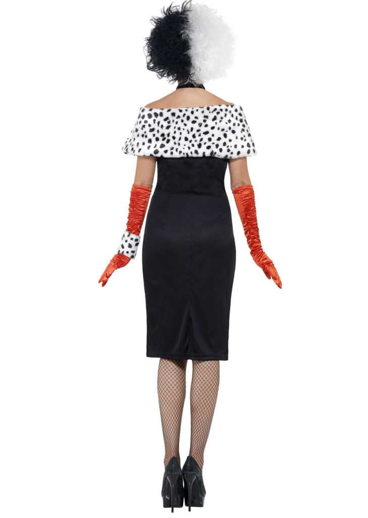 DAZZTIME Déguisement Cruella,Cruella Costume Halloween Costume,Carnaval Cruella Deville,Cruella Deguisement Femme,Robe à Pois Noir et Blanc,pour les Carnavals,Carnavals et Soirées à Thème DAZZTIME Déguisement Cruella,Cruella Costume Halloween Costume,Carnaval Cruella Deville,Cruella Deguisement Femme,Robe à Pois Noir et Blanc,pour les Carnavals,Carnavals et Soirées à Thème
