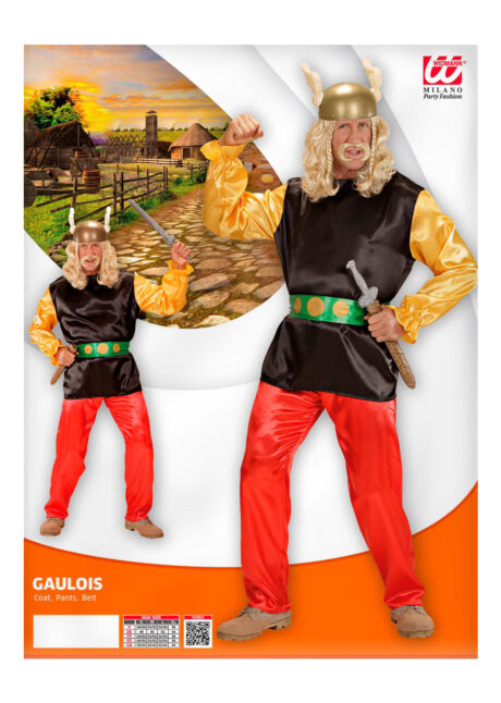 déguisement Asterix homme, costume d'asterix, déguisement de gaulois, Déguisement de Gaulois