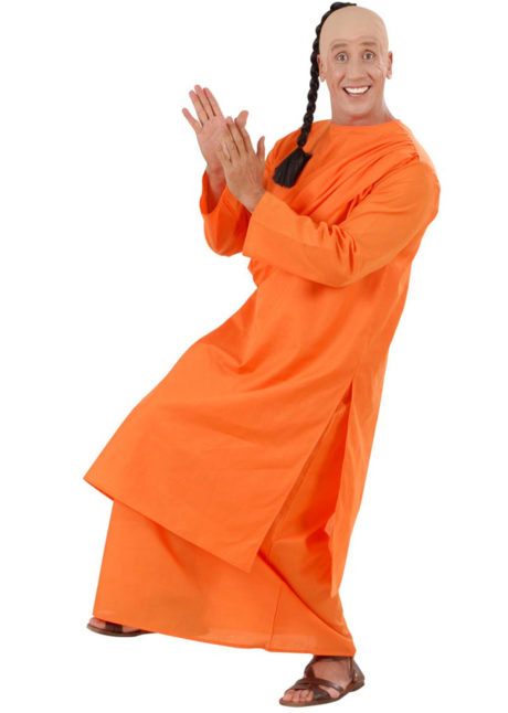 déguisement de moine bouddhiste, costume de bouddhiste, Déguisement de Moine Bouddhiste