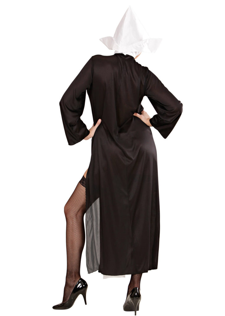 D guisement Bonne S ur Robe Noire Fendue Et Coiffe Cornette d-guisement-bonne-s-ur-robe-noire-fendue-et-coiffe-cornette